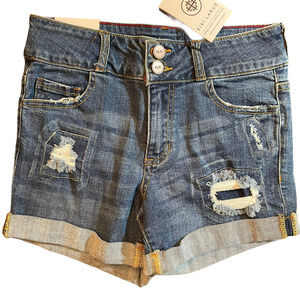 Kiki LaRue NEW Distressed Jean Shorts